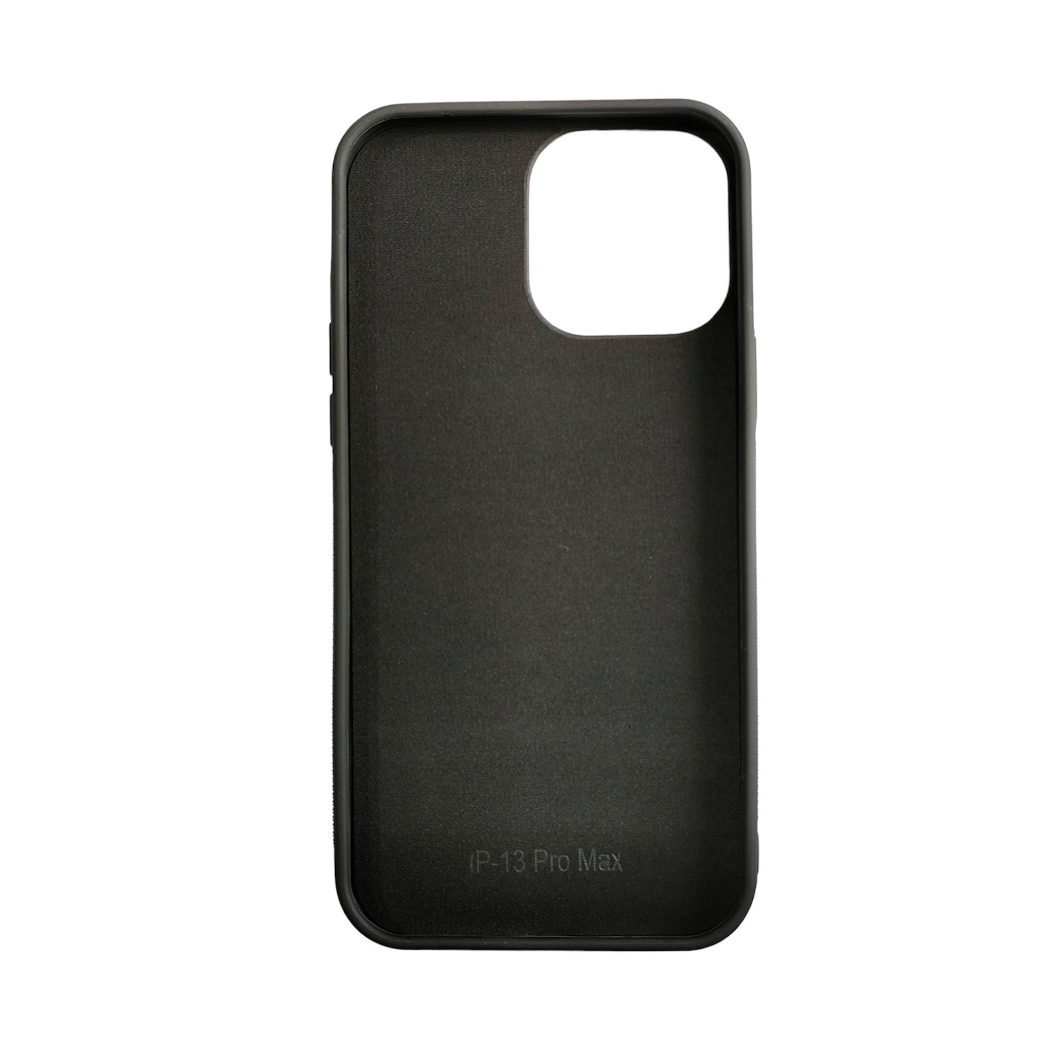 iPhone 13 Pro Max - Black TPU Rubber Sublimation Phone Case