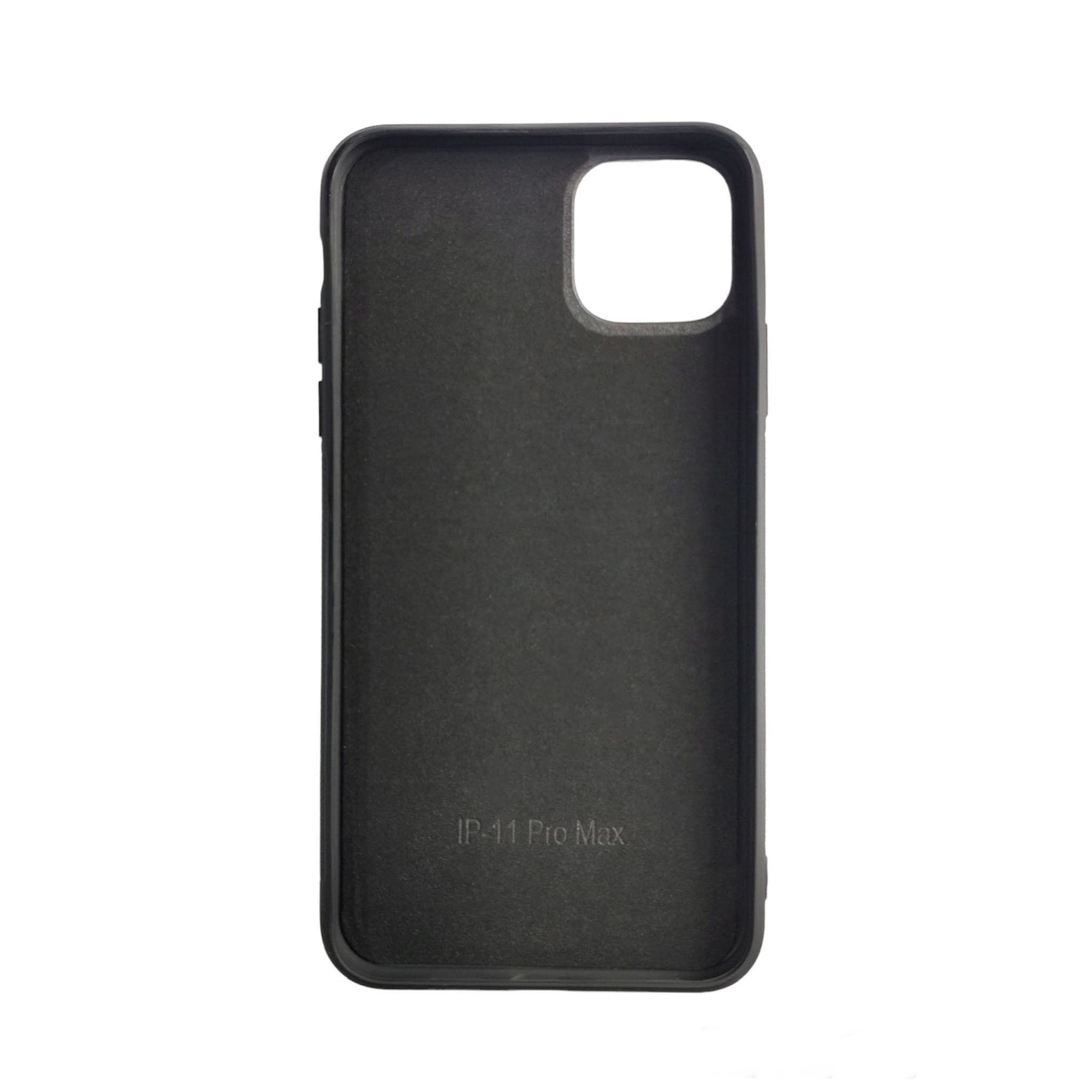 iPhone 11 Pro Max - Black TPU Rubber Sublimation Phone Case