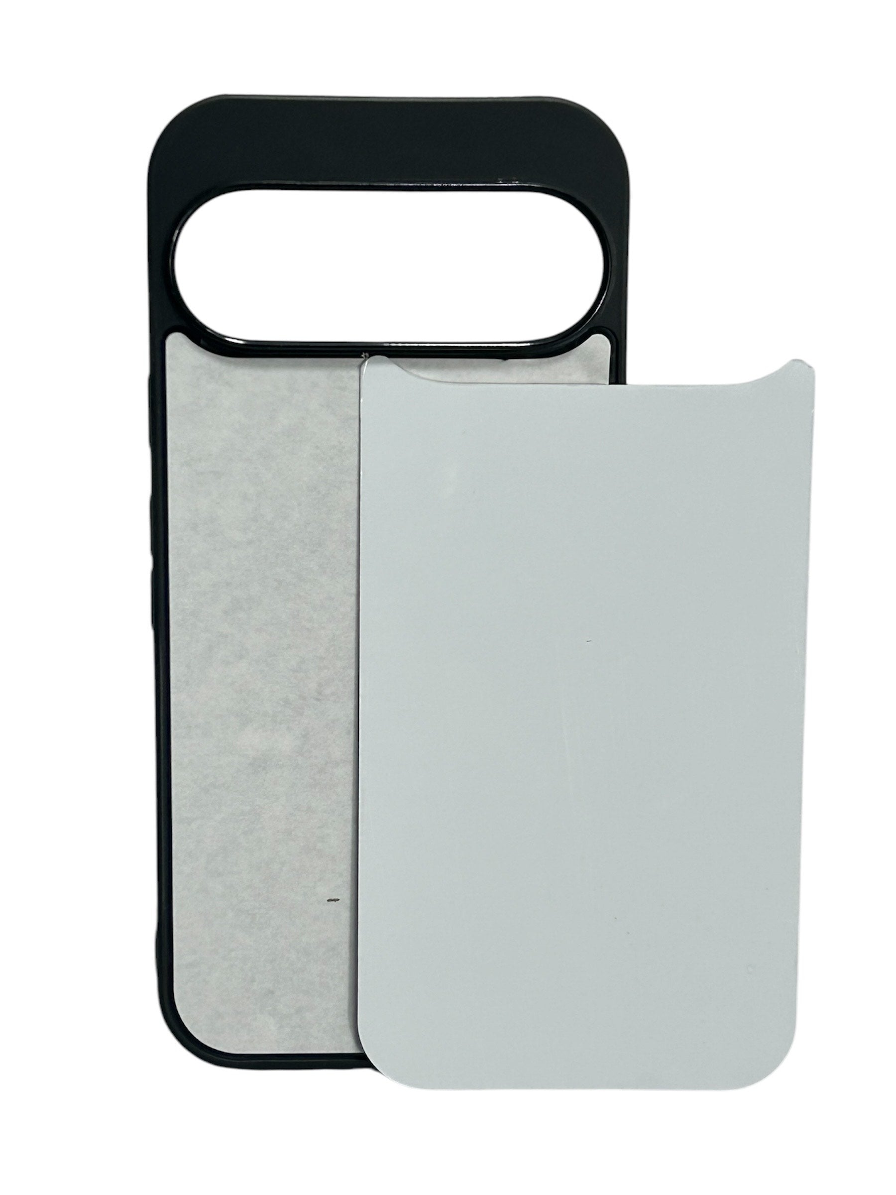 Google Pixel 9 - Black TPU Rubber Sublimation Phone Case