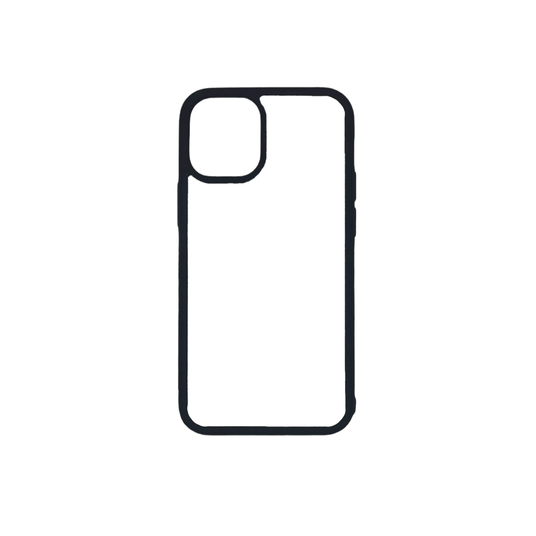 iPhone 12 Mini - Black TPU Rubber Sublimation Phone Case