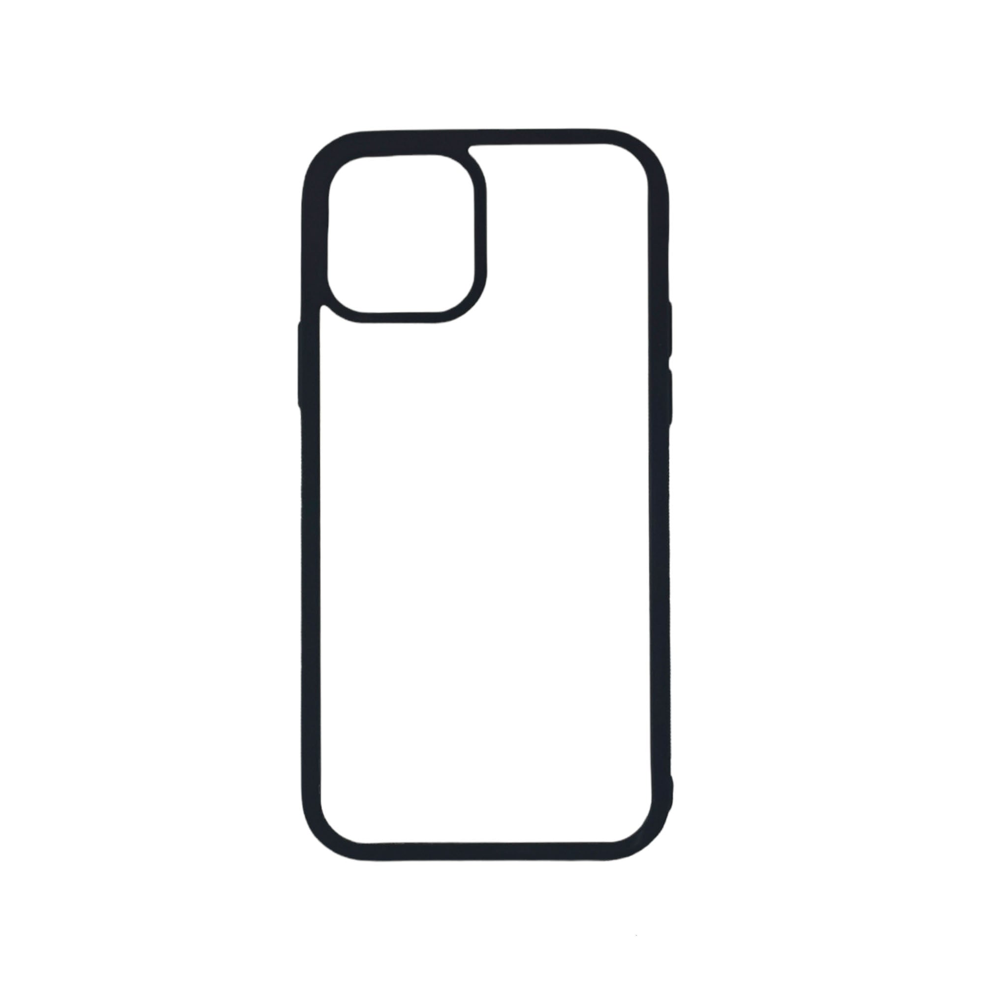 iPhone 12/12 Pro - Black TPU Rubber Sublimation Phone Case