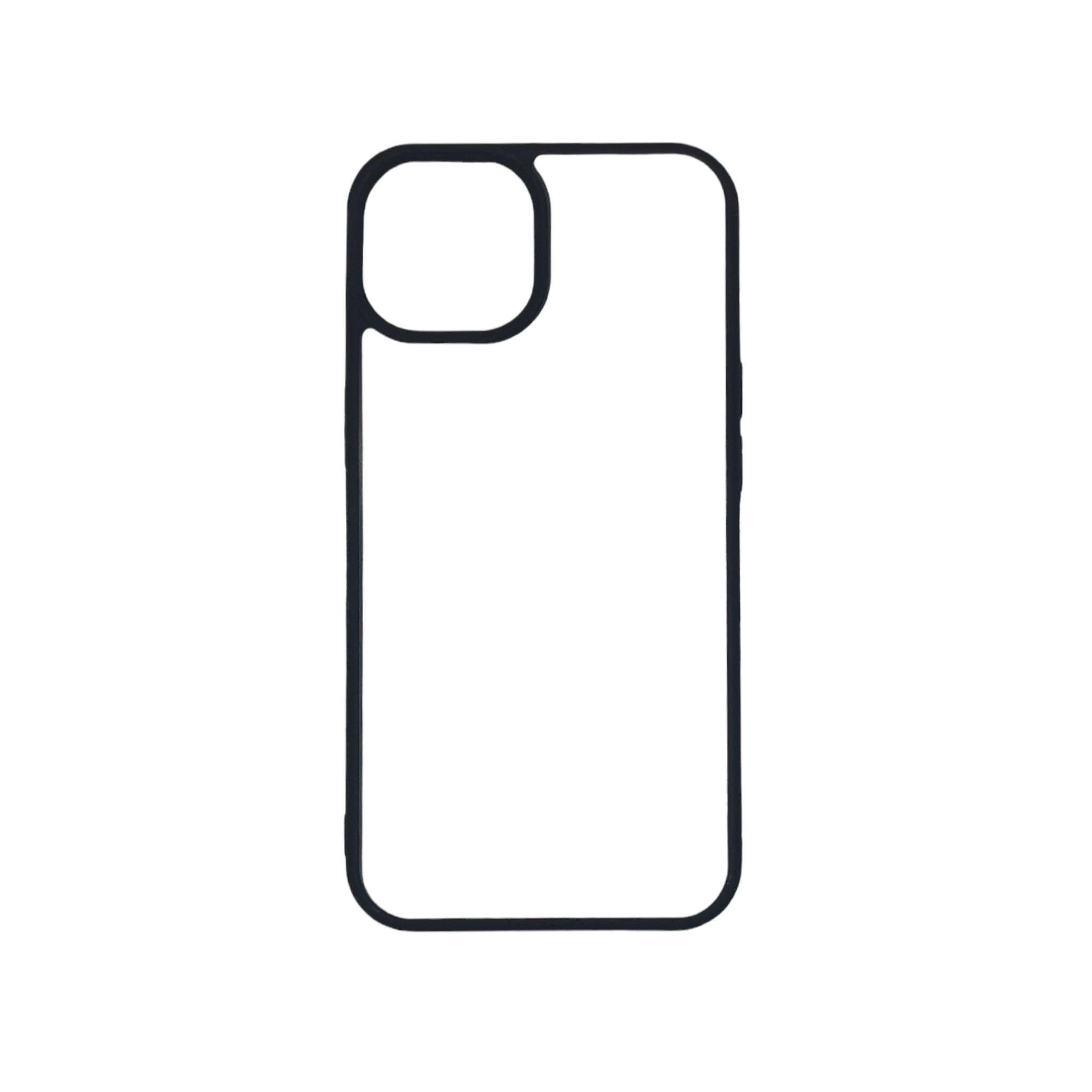 iPhone 13 - Black TPU Rubber Sublimation Phone Case