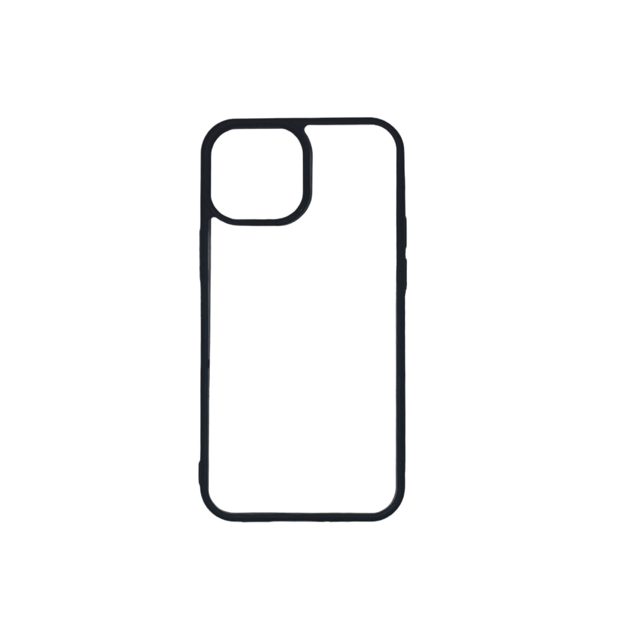iPhone 13 Mini - Black TPU Rubber Sublimation Phone Case