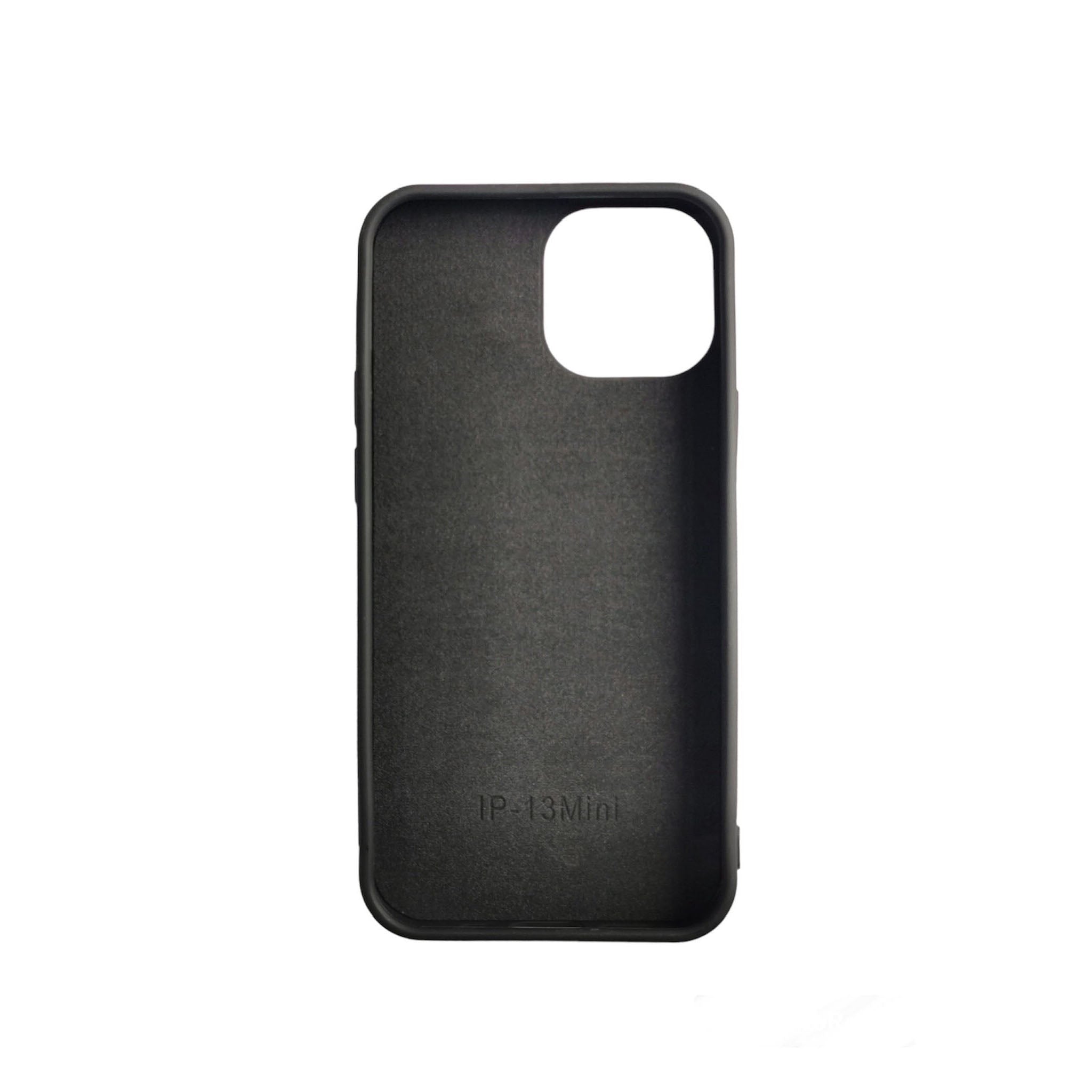 iPhone 13 Mini - Black TPU Rubber Sublimation Phone Case