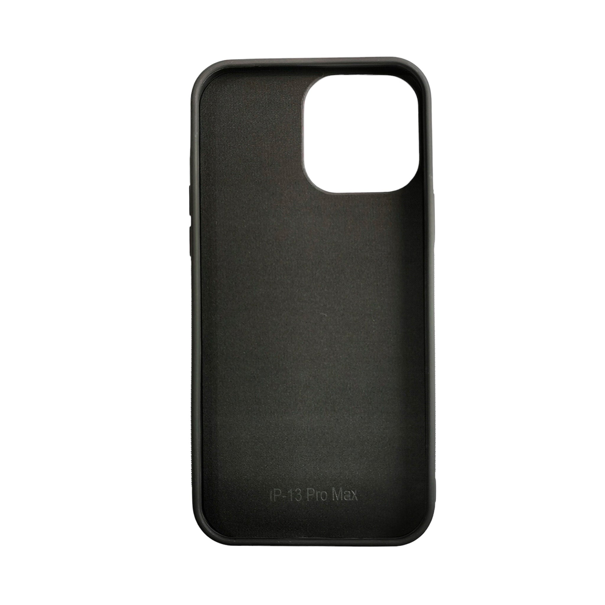 iPhone 13 Pro Max - Black TPU Rubber Sublimation Phone Case