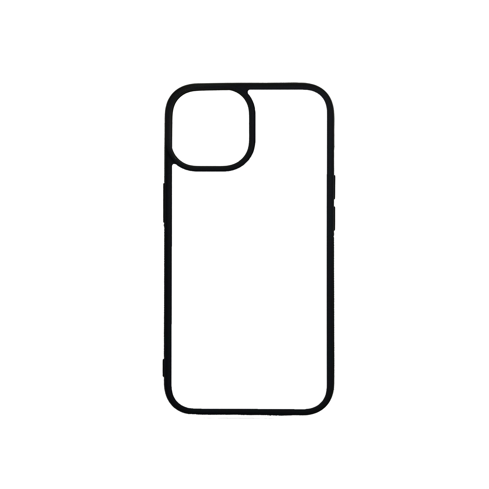 iPhone 14 - Black TPU Rubber Sublimation Phone Case
