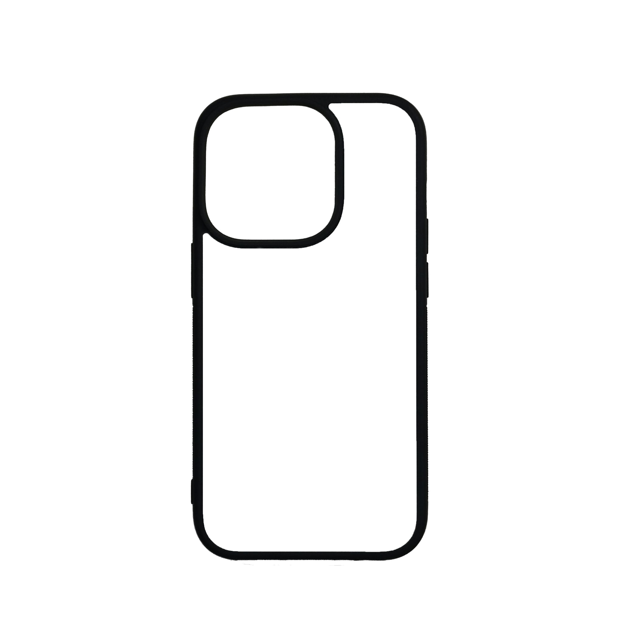 iPhone 14 Pro - Black TPU Rubber Sublimation Phone Case
