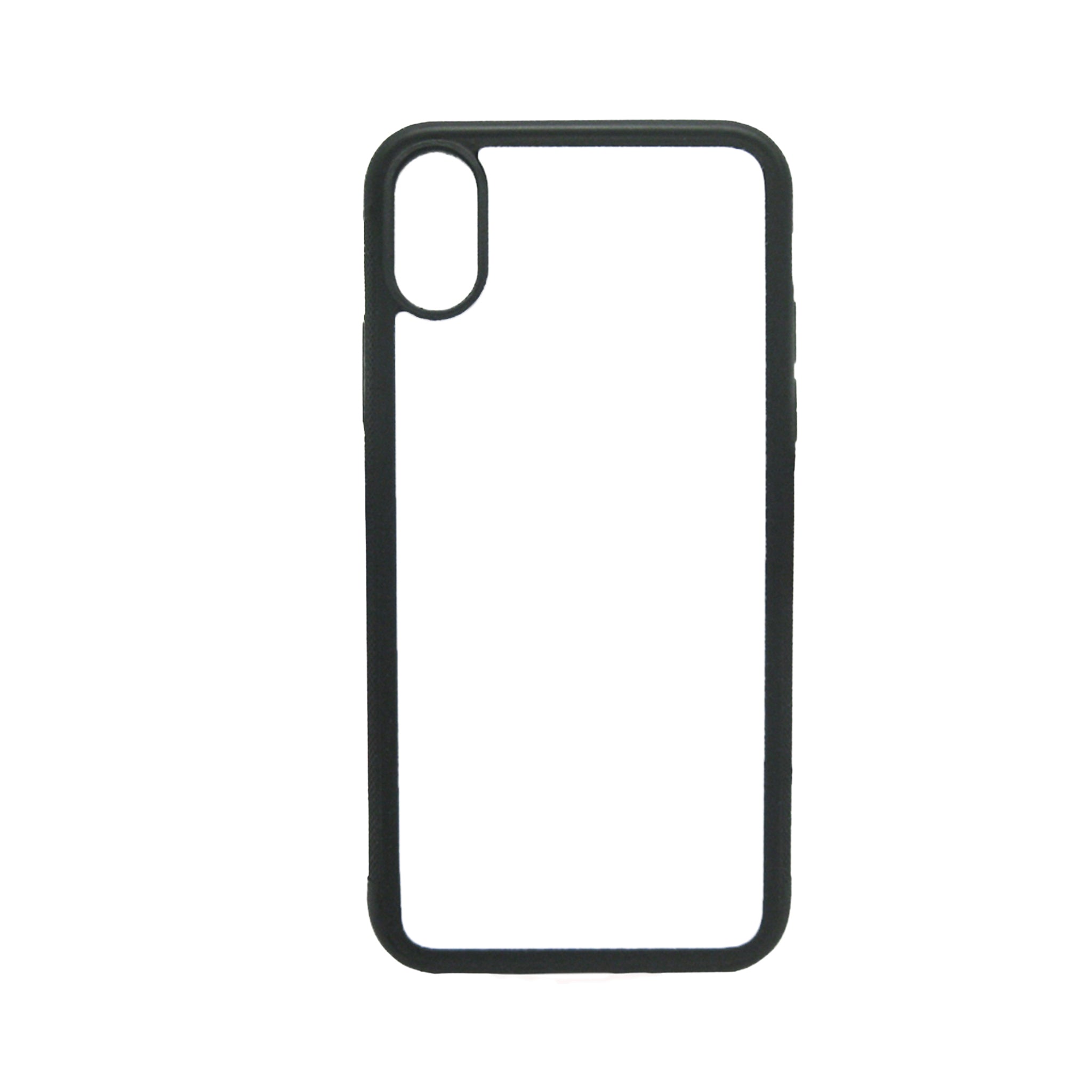iPhone XR - Black TPU Rubber Sublimation Phone Case