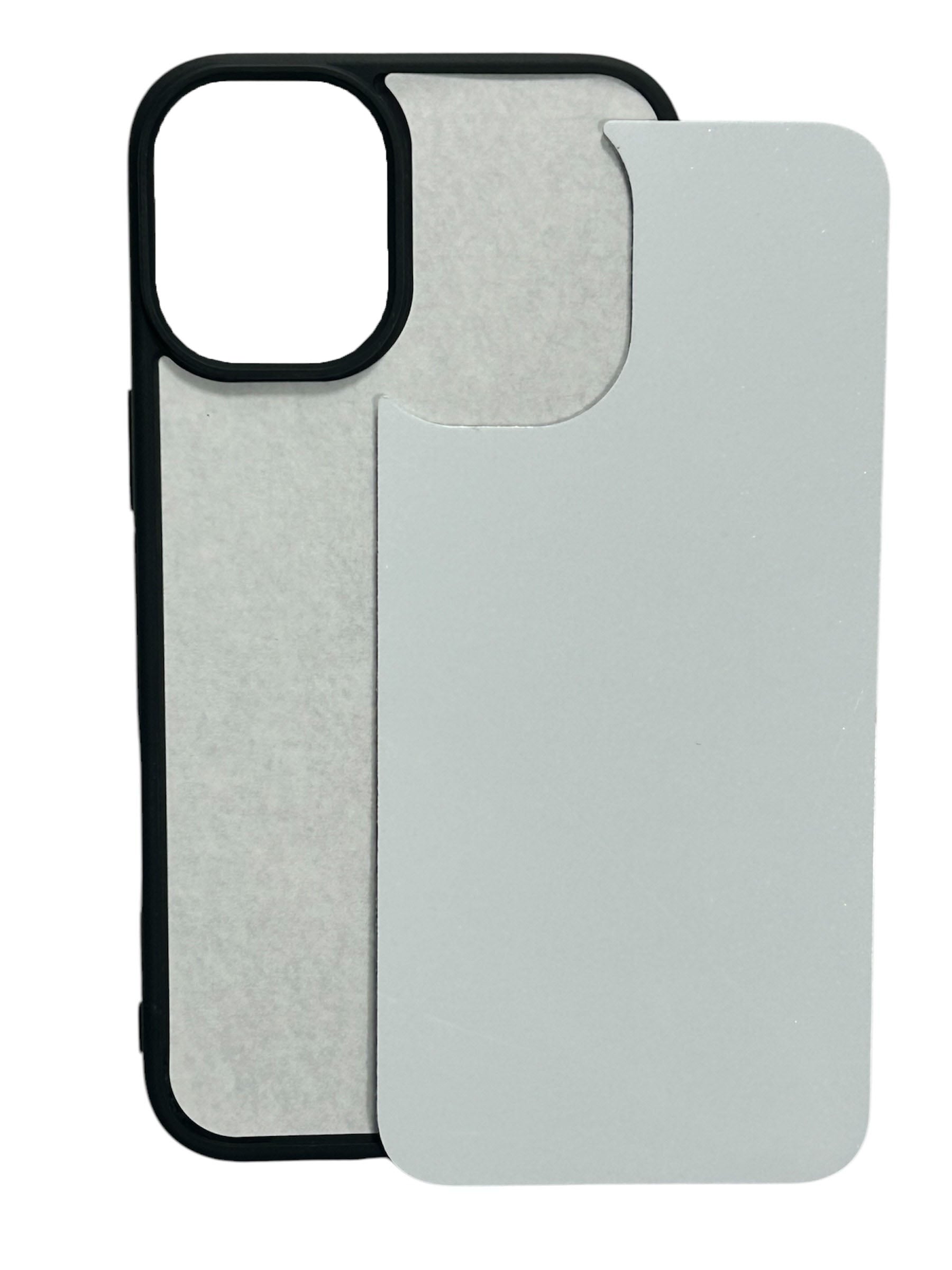 iPhone 16 Max/Plus - Black TPU Rubber Sublimation Phone Case