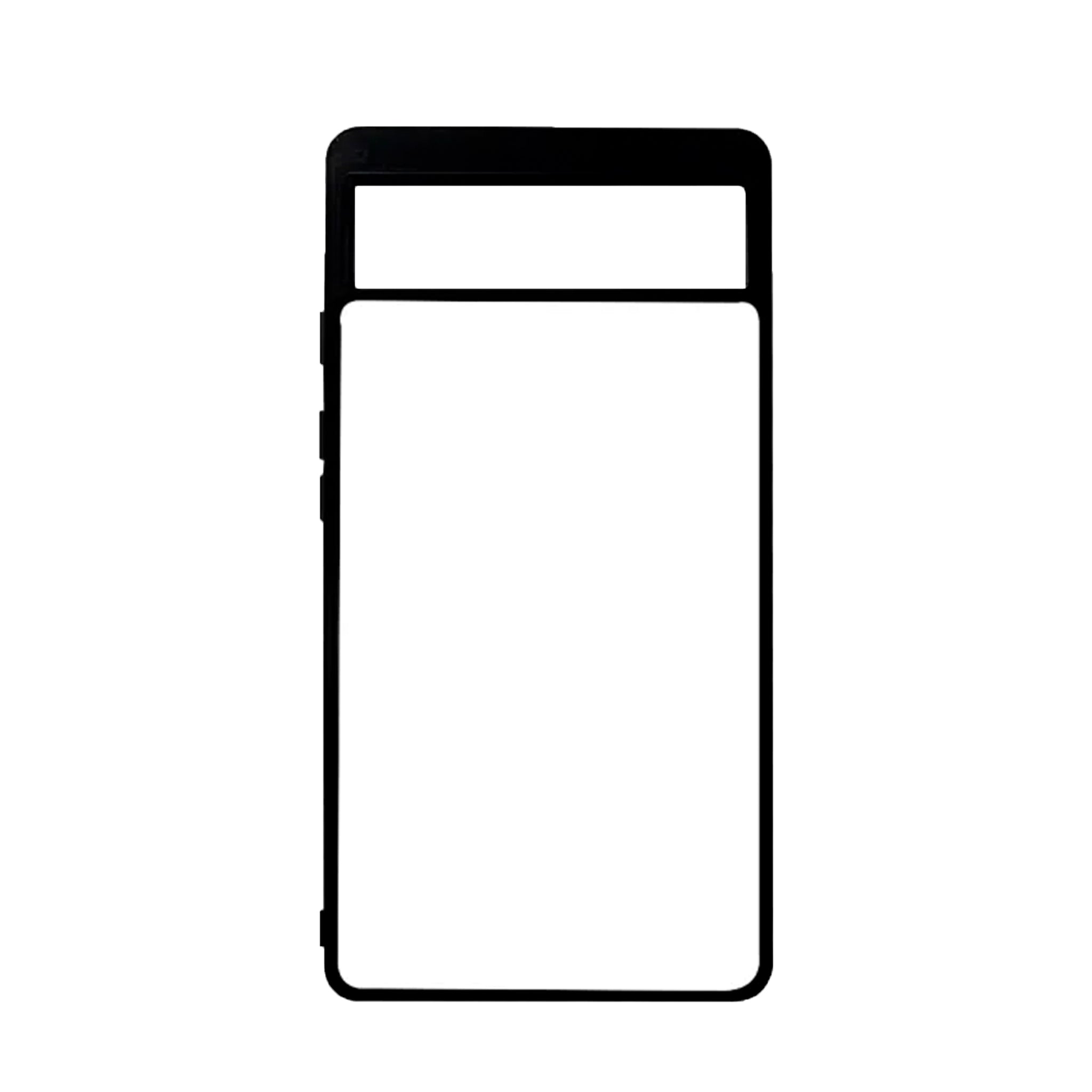 Google Pixel 8 - Black TPU Rubber Sublimation Phone Case